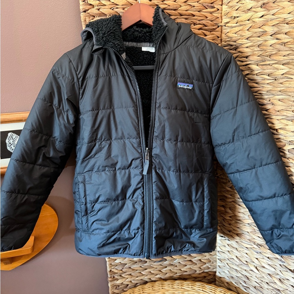 Patagonia Kids Reversible Ready Teddy Jacket Black